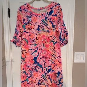 NWOT Lilly Pulitzer Preston dress in Seadream swirl Large